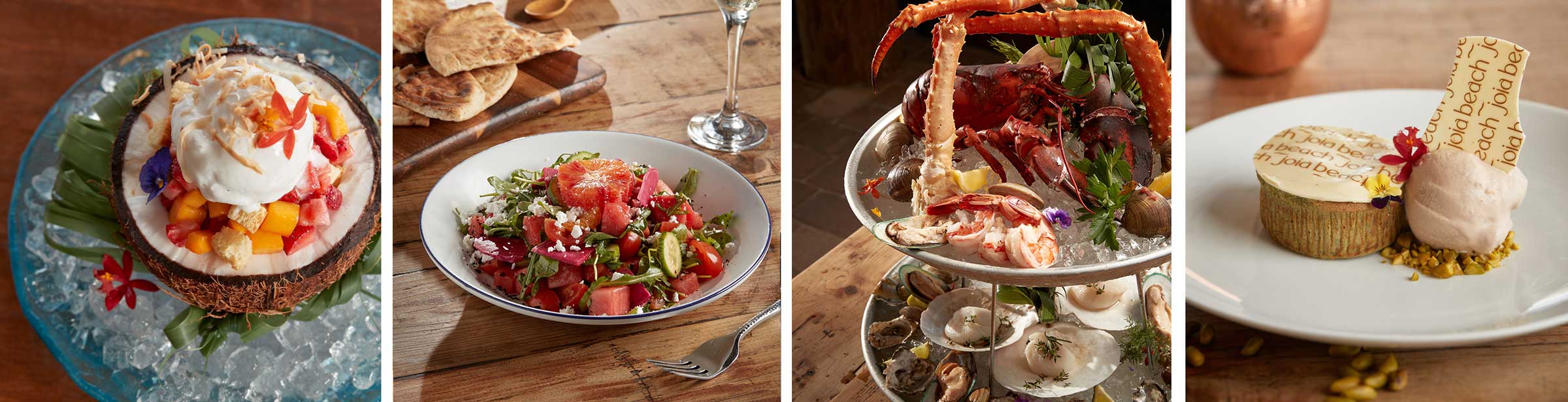 Joia Beach Menu - freshly-sourced seasonal ingredients are the core of joia beach’s culinary program, where classic techniques meet modern influences.